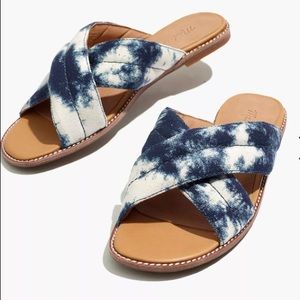 Madewell Skylar Sandals Tie-Dye Canvas